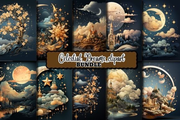 Download Mystic Moon Digital Scrapbooking Kit - Digital scrapbook Collection