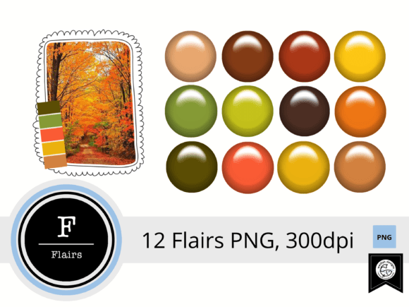 Download Digital Scrapbooking Flairs Set 2 - Digital scrapbook Collection